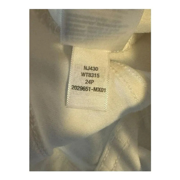 NEW Madewell Size 0 Petite (24 Petite) Petite Kick Out Crop Jeans in‎ White NWT - Picture 9 of 9